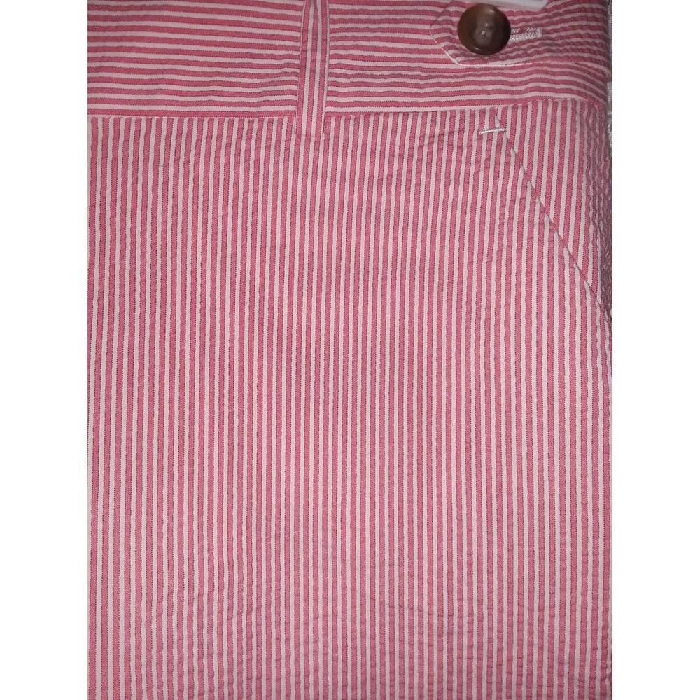 Ann Taylor 00 Striped Seersucker Stretchy Casual Shorts Sz 00 - Picture 2 of 5
